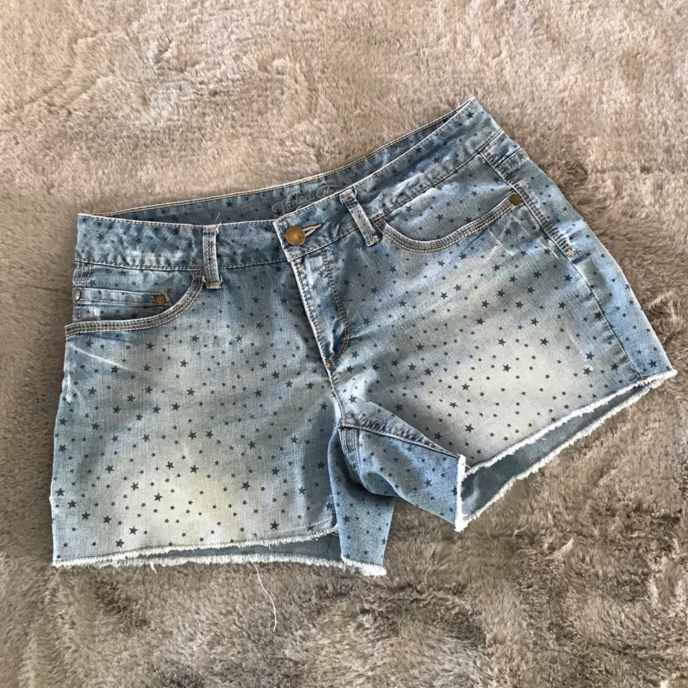 Faded Glory Starry Denim Shorts